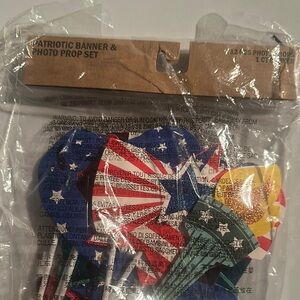 July 4th Red and Blue Cake Toppers for Patriotic Parties